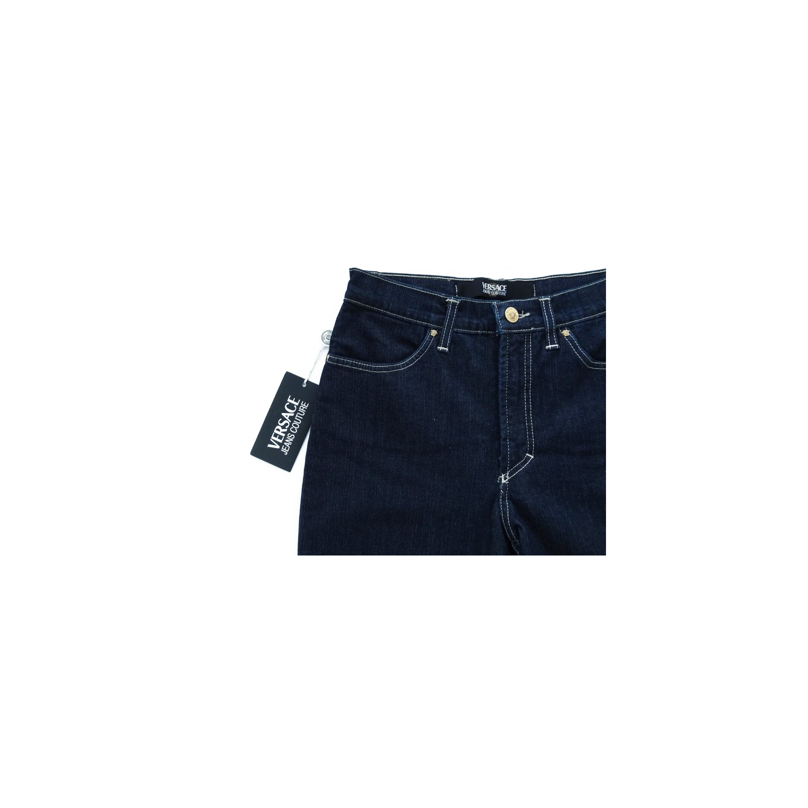 Versace Jeans Couture jeansy dżinsy ciemne granatowe nowe 27 41