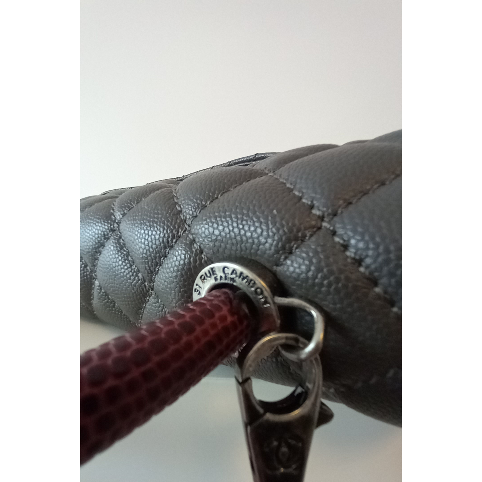 Chanel Caviar Lizard Quilted