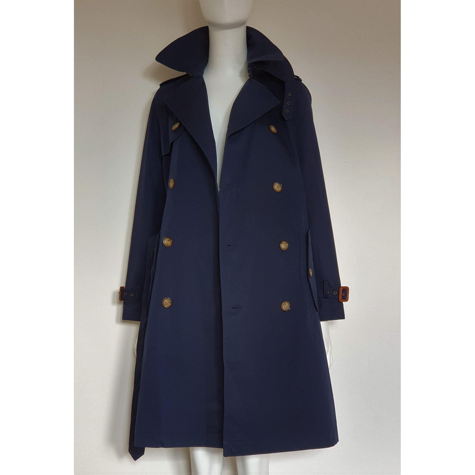 Polo Ralph Lauren płaszcz, bawełna, granatowy 36