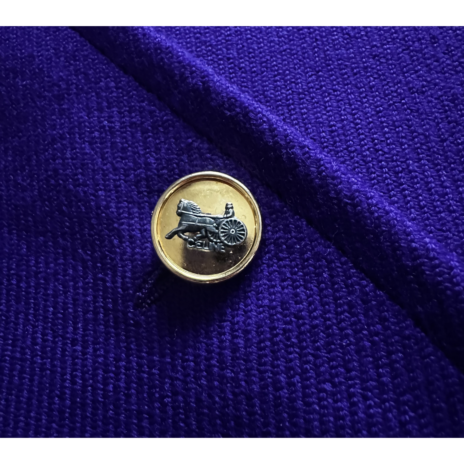 Marynarka Celine wełniana vintage żakiet Celine