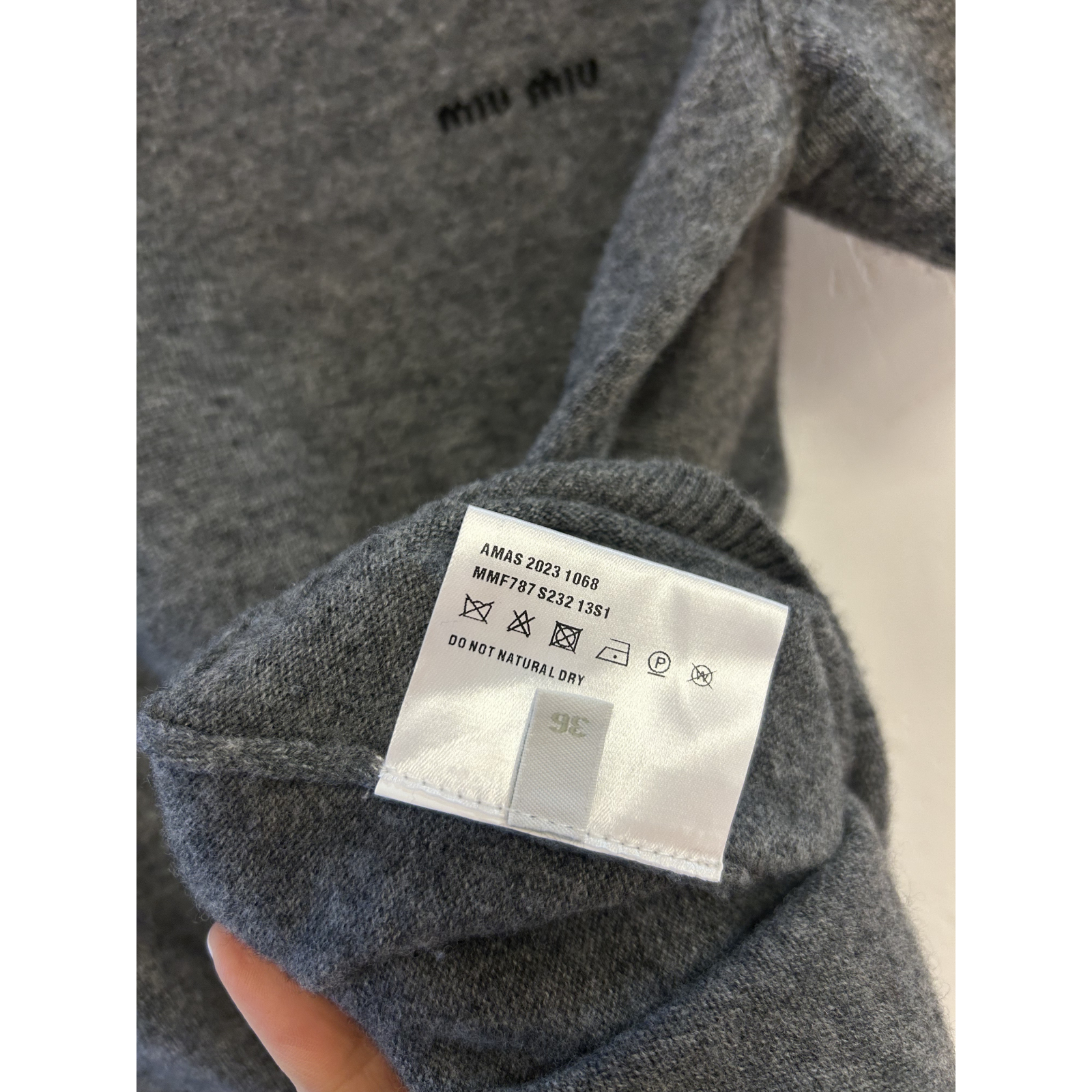 MIU MIU sweter kaszmir S