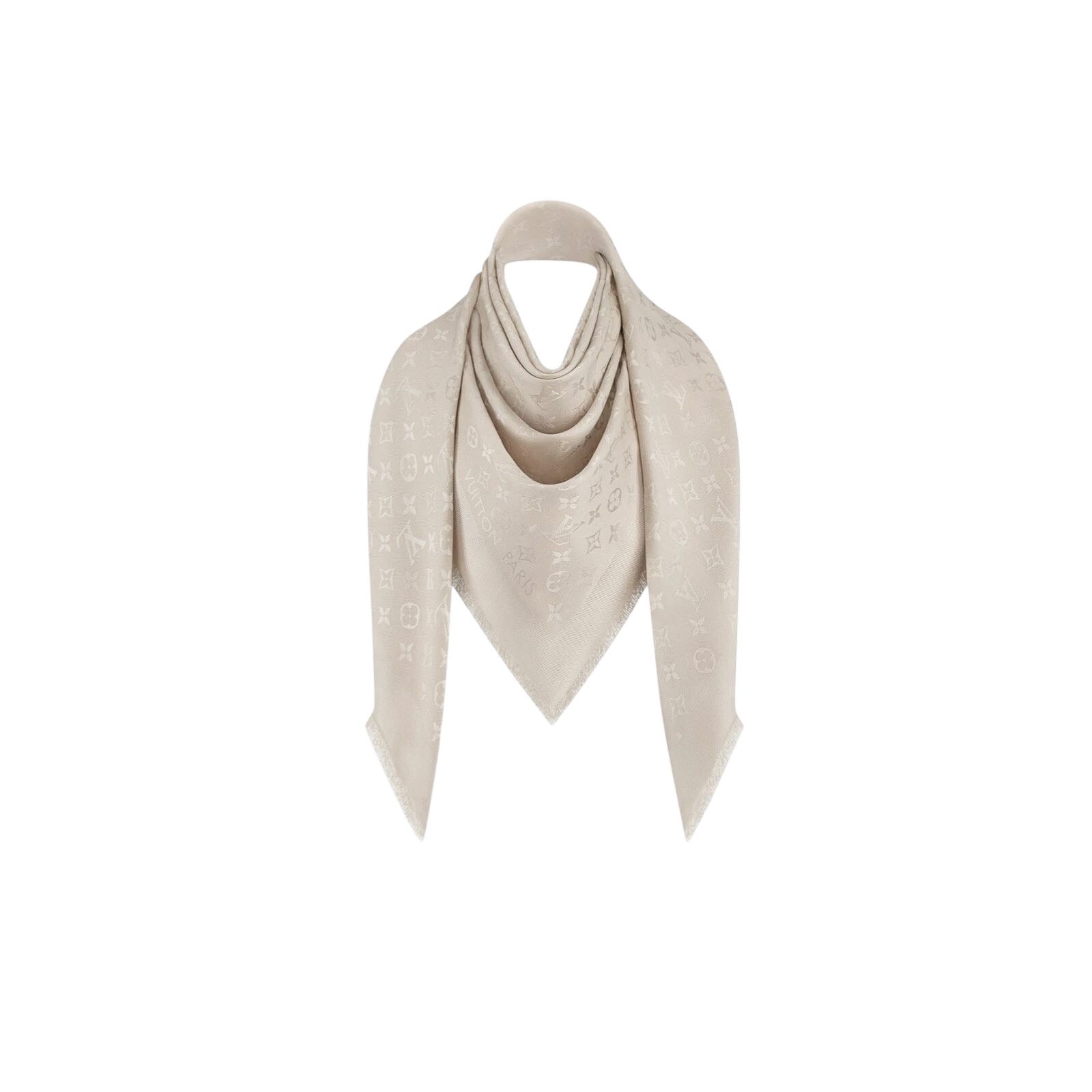 Jedwabno-wełniana chusta