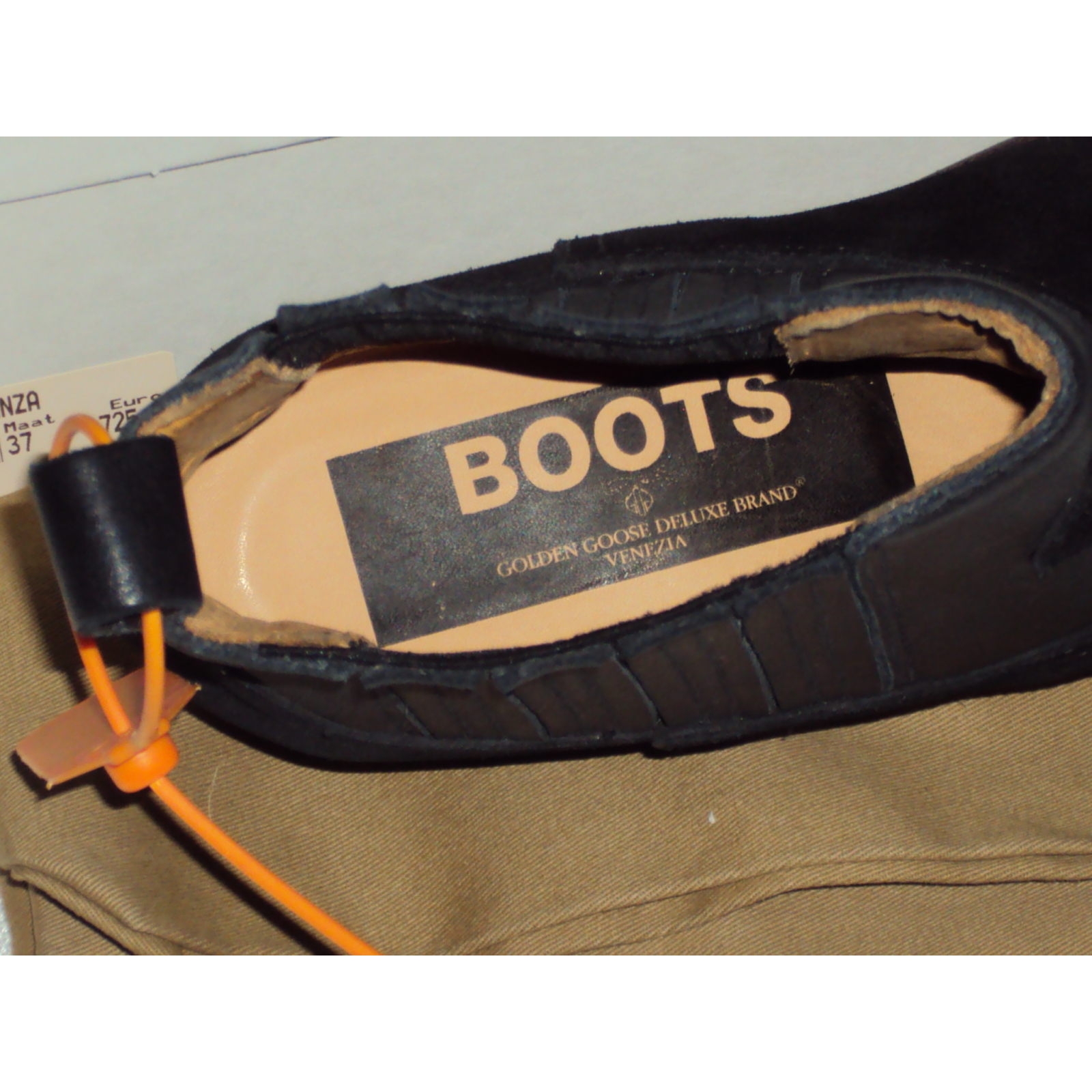 Golden Goose nowe botki ze skóry