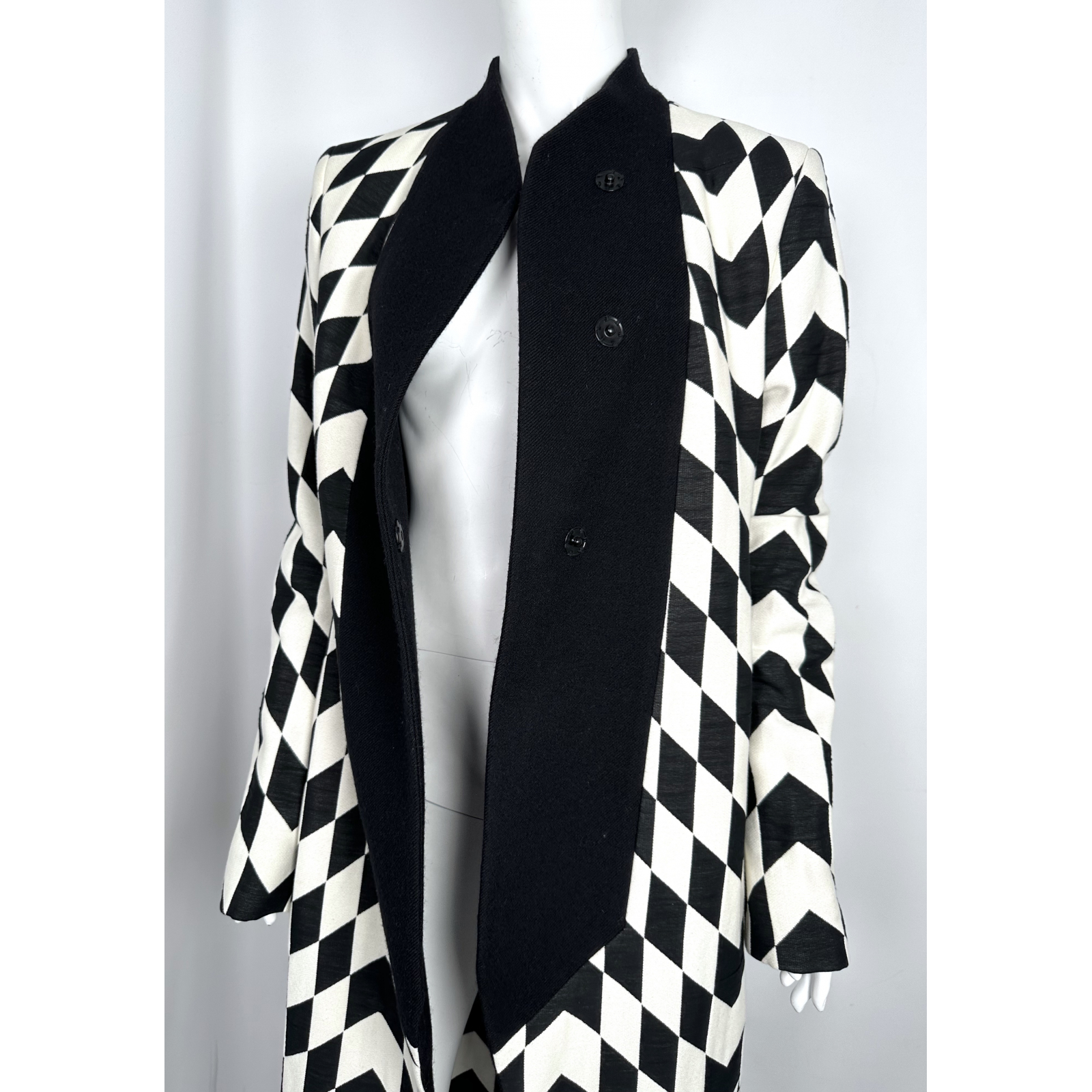 Bawełniany płaszcz Black&White Bazaar