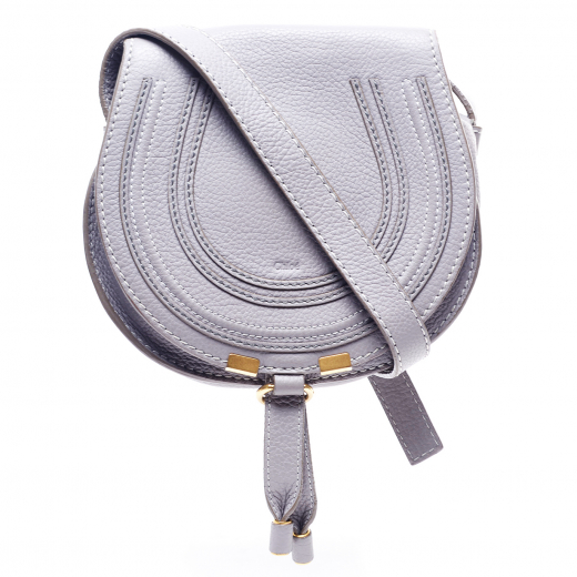 Marcie mini textured-leather shoulder bag