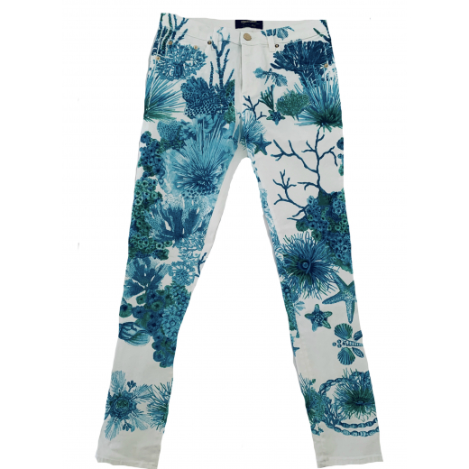 Elastyczne spodnie "coral reef print"