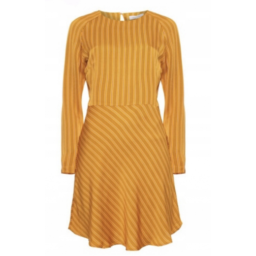 Sukienka żółta w paski Samsoe&Samsoe
