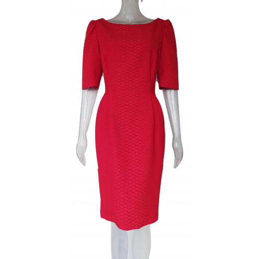 Czerwona sukienka Carolina Herrera 38