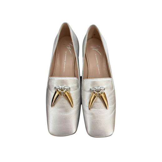 Giuseppe Zanotti nowe srebrne buty